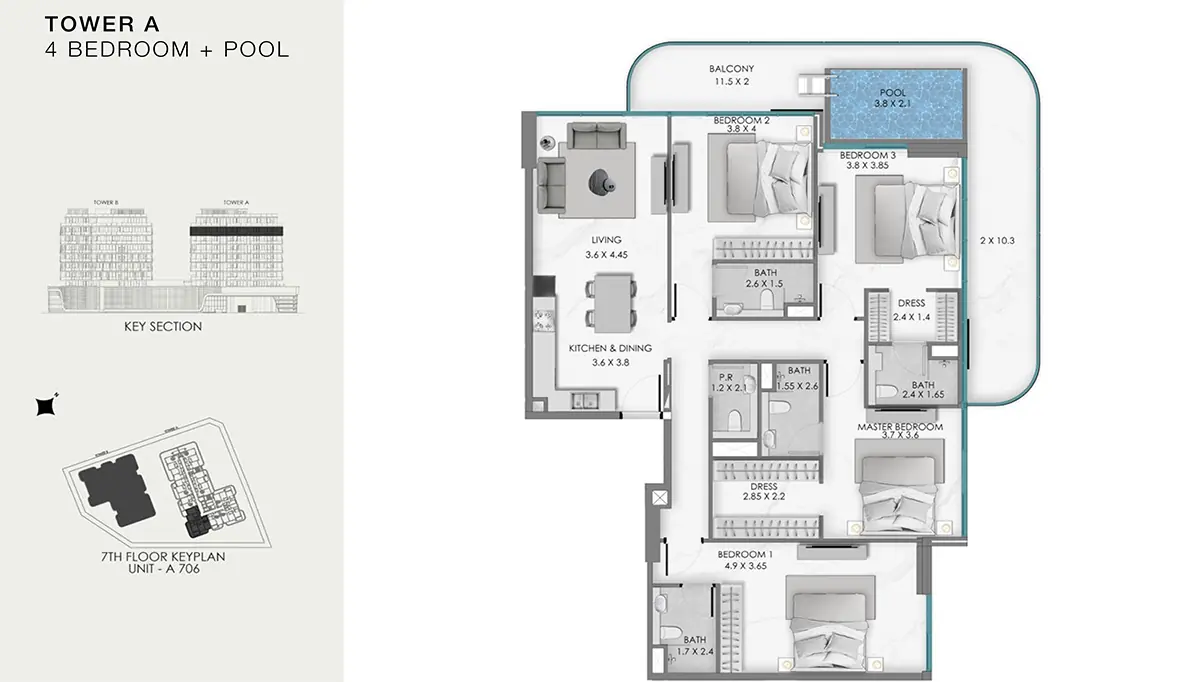 4 Bedroom
